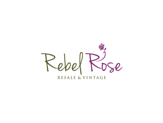 Rebel Rose - Resale & Vintage logo design by bricton