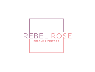 Rebel Rose - Resale & Vintage logo design by bricton