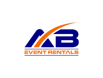 AB Event Rentals logo design by alby