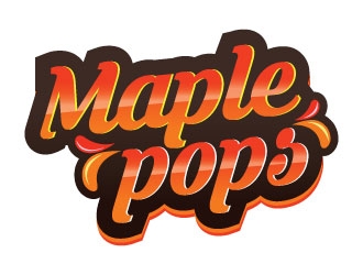 Maple Pops logo design by Suvendu