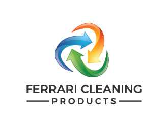 Ferrari Cleaning Products logo design by mhala