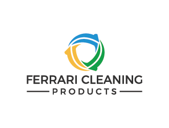 Ferrari Cleaning Products logo design by mhala