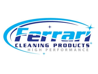 Ferrari Cleaning Products logo design by logoguy
