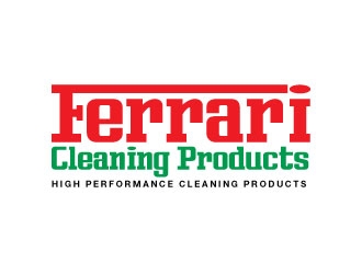 Ferrari Cleaning Products logo design by AYATA