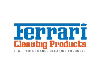 Ferrari Cleaning Products logo design by AYATA