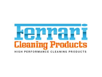Ferrari Cleaning Products logo design by AYATA