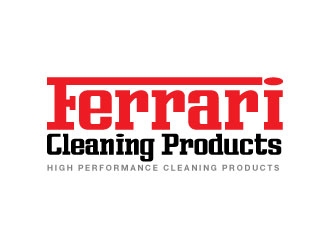 Ferrari Cleaning Products logo design by AYATA