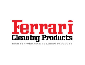 Ferrari Cleaning Products logo design by AYATA