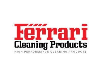 Ferrari Cleaning Products logo design by AYATA