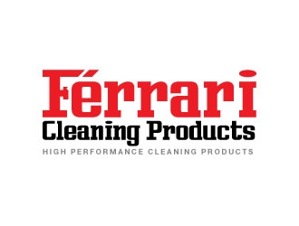 Ferrari Cleaning Products logo design by AYATA
