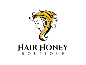 Hair Honey Boutique logo design by JessicaLopes