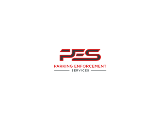 parking enforcement services - PES logo design by logitec