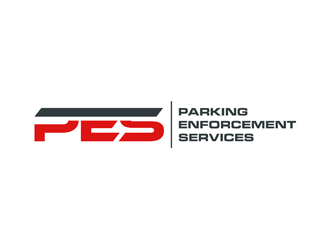parking enforcement services - PES logo design by alby