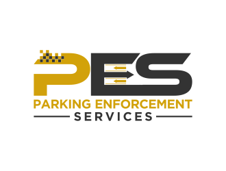 parking enforcement services - PES logo design by Purwoko21