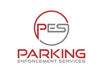 parking enforcement services - PES logo design by Akhtar