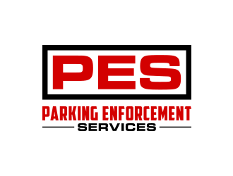 parking enforcement services - PES logo design by lexipej