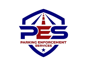 parking enforcement services - PES logo design by jaize