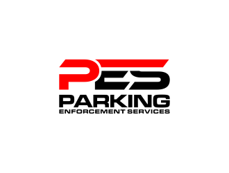 parking enforcement services - PES logo design by semar