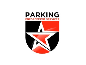 parking enforcement services - PES logo design by Erasedink