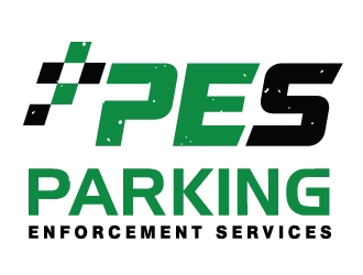 parking enforcement services - PES logo design by MonkDesign
