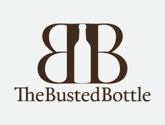 The Busted Bottle logo design by mirceabaciu