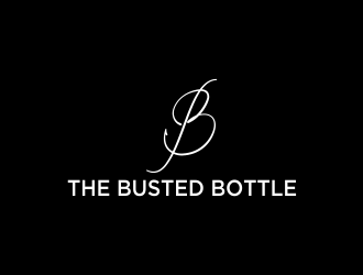 The Busted Bottle logo design by afra_art
