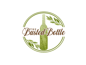 The Busted Bottle logo design by coco