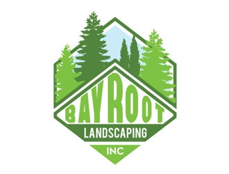 BayRoot Landscaping Inc. logo design by logoguy
