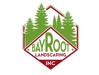 BayRoot Landscaping Inc. logo design by logoguy