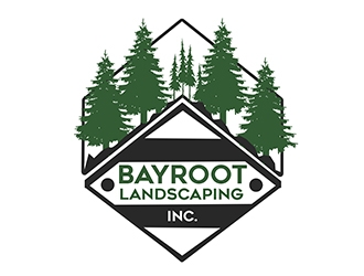 BayRoot Landscaping Inc. logo design by PrimalGraphics