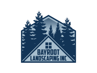 BayRoot Landscaping Inc. logo design by Kruger