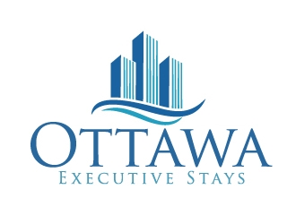 Ottawa Executive Stays logo design by ElonStark
