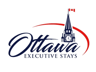 Ottawa Executive Stays logo design by PMG