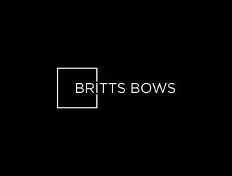 Britts Bows logo design by santrie