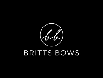 Britts Bows logo design by johana