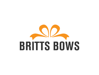 Britts Bows logo design by Inlogoz