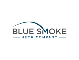 Blue Smoke Hemp Company logo design by dewipadi