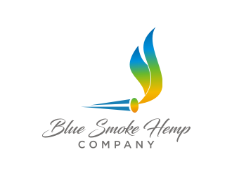 Blue Smoke Hemp Company logo design by ohtani15