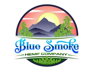 Blue Smoke Hemp Company logo design by uttam