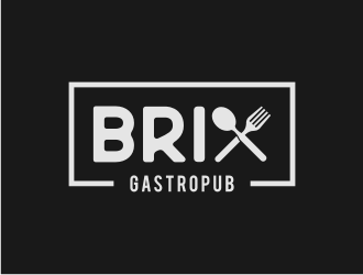 Brix Gastropub logo design by Gravity