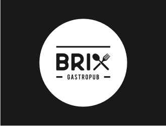 Brix Gastropub logo design by Gravity