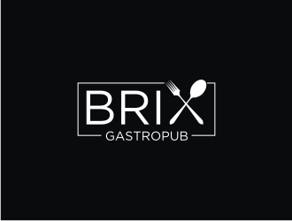 Brix Gastropub logo design by Zeratu