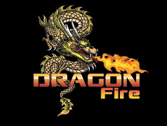 DragonFire logo design by pixeldesign