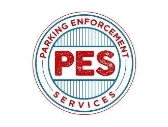 parking enforcement services - PES logo design by GemahRipah