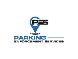 parking enforcement services - PES logo design by wongndeso