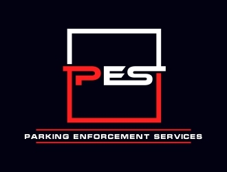 parking enforcement services - PES logo design by careem