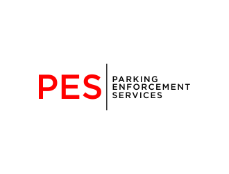 parking enforcement services - PES logo design by akhi