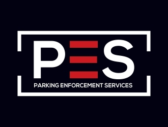 parking enforcement services - PES logo design by citradesign