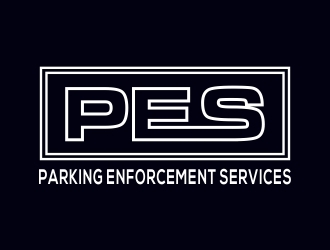 parking enforcement services - PES logo design by zoominten