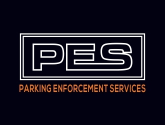 parking enforcement services - PES logo design by zoominten